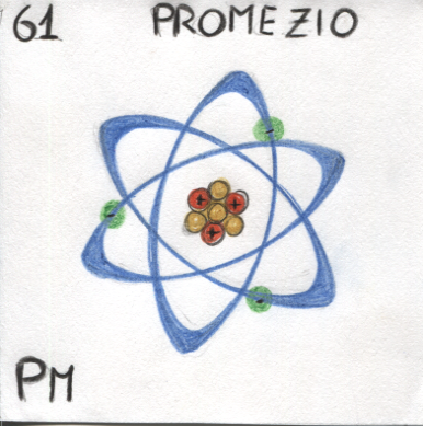Immagine elemento chimico Promezio